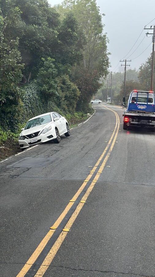 Graham's Towing performing a roadside recovery