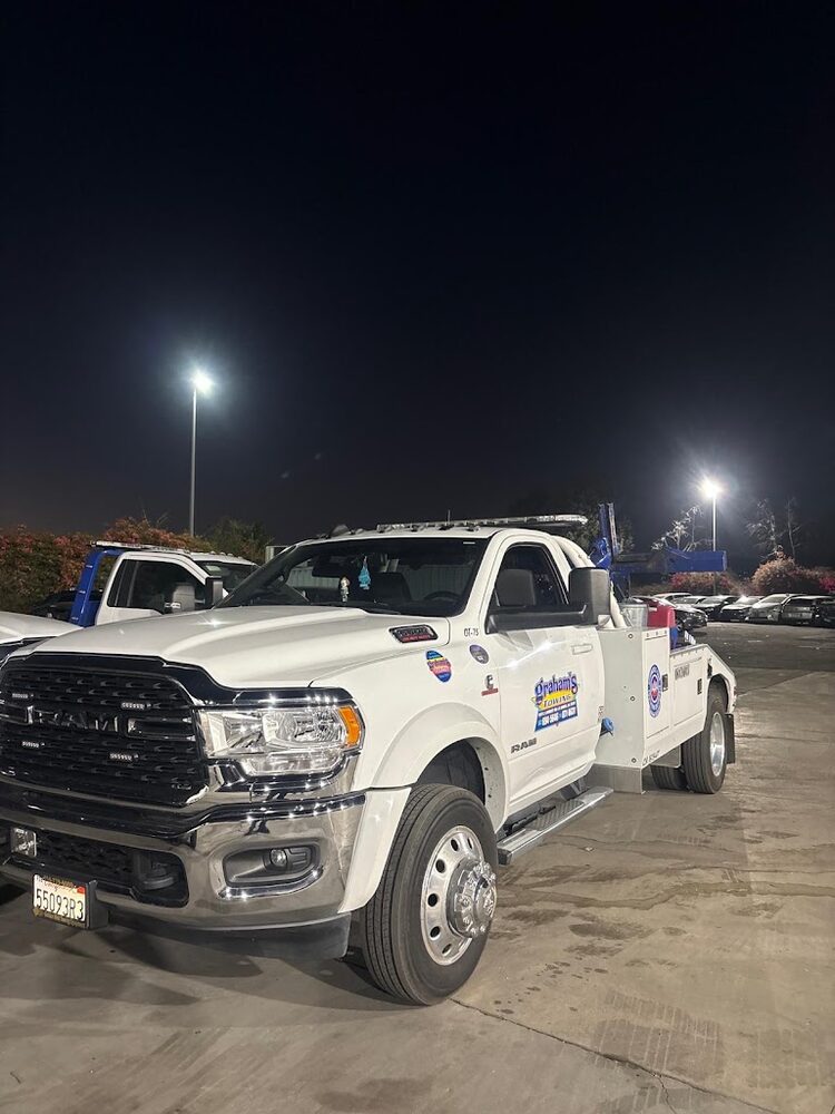 Graham's Towing wheel-lift wrecker truck